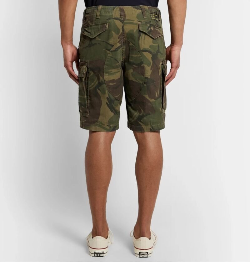 Men's Camouflage-Print Herringbone Cargo Shorts - Image 2