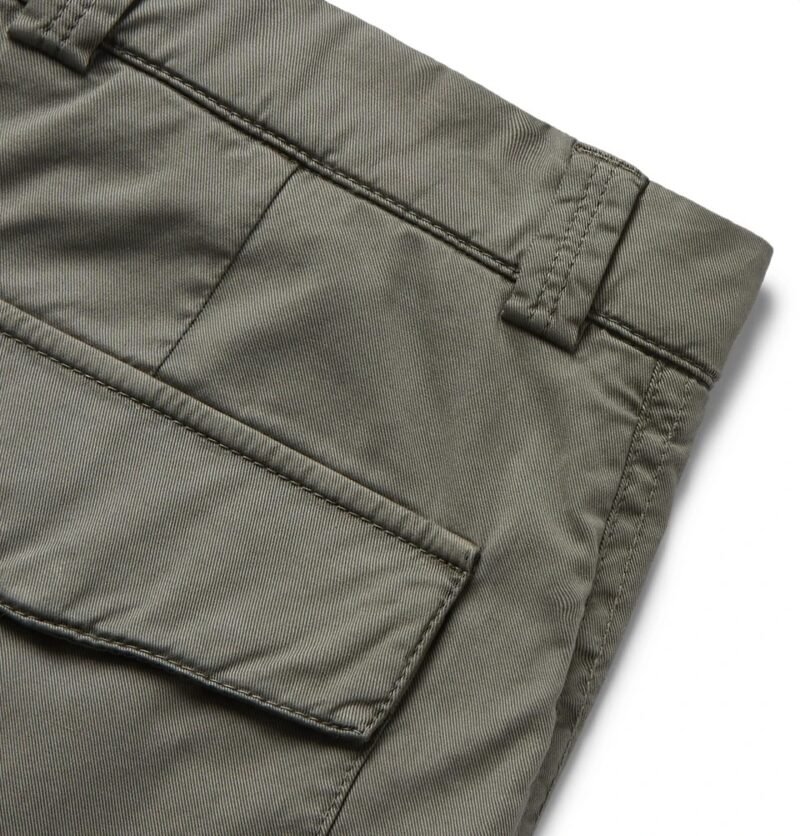 Men's Slim-Fit Stretch-Cotton Twill Cargo Trousers - Image 5