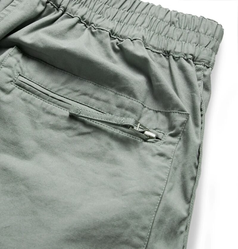 Men's Tapered Cotton Cargo Trousers - Image 5