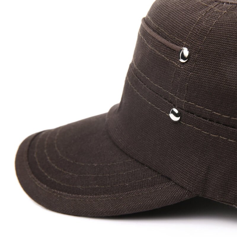 Men's Women's Cotton Military Casual Cap - Image 6