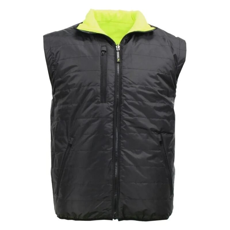 Hi Viz 4-in-1 Safety Puffer Jacket - Image 7