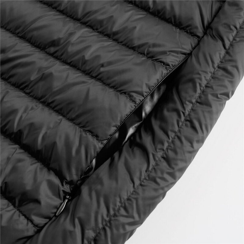 Men's Solid stand collar light down jacket - Image 6