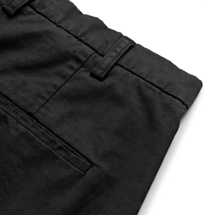 Men's Pleated Cotton-Twill Shorts - Image 5