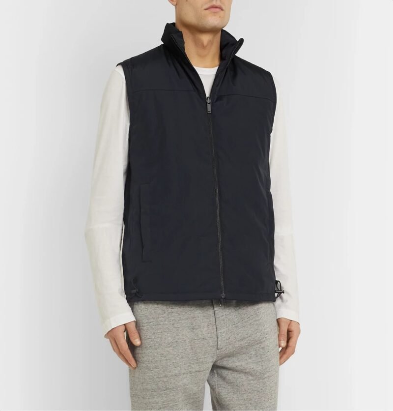 Men's Slim-Fit Reversible Color Block Quilted Shell Down Gilet - Image 6