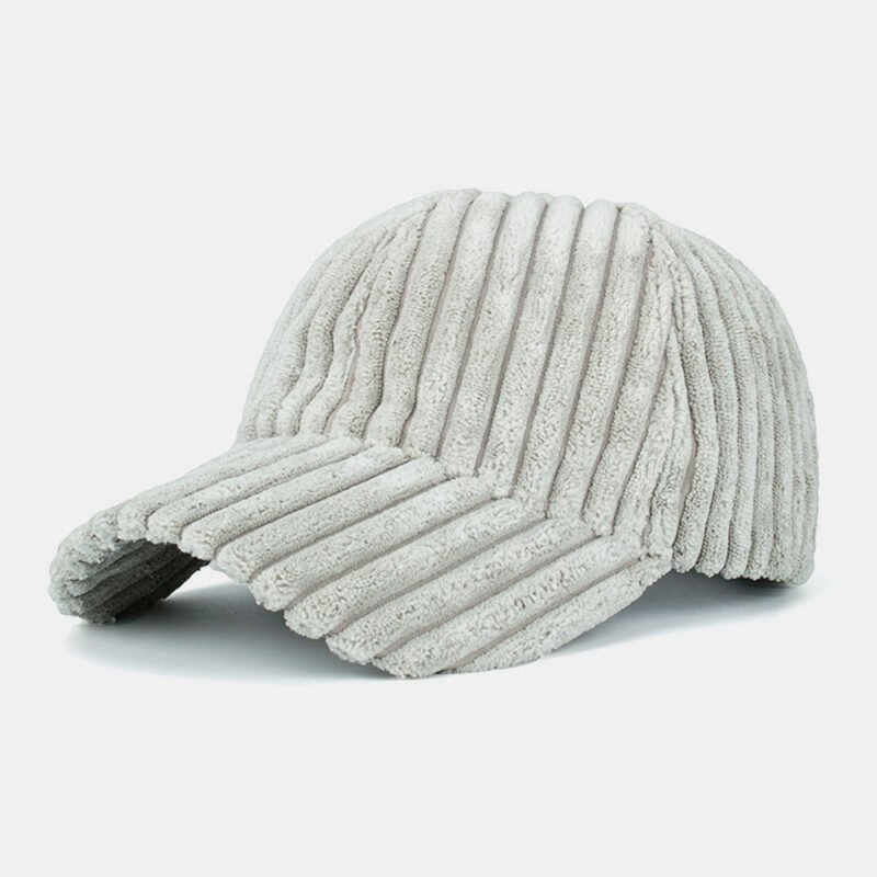 Men's Women's Striped Corduroy Baseball Cap - Image 6