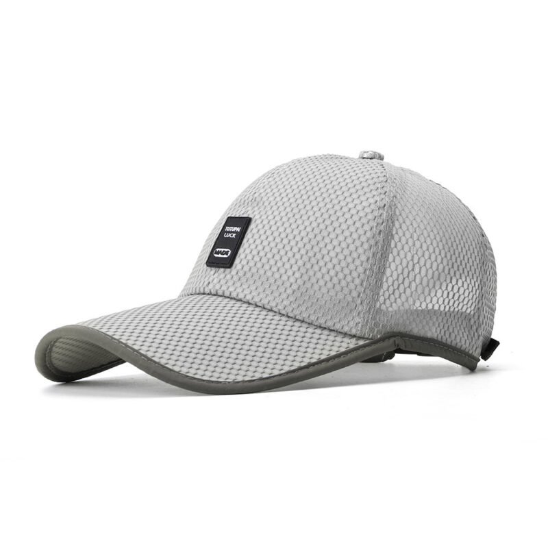 Men Summer Cotton Mash Breathable Baseball Hat - Image 7