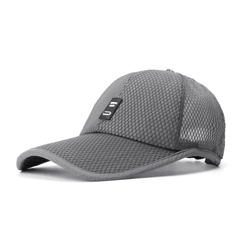 Men Summer Cotton Mash Breathable Baseball Hat