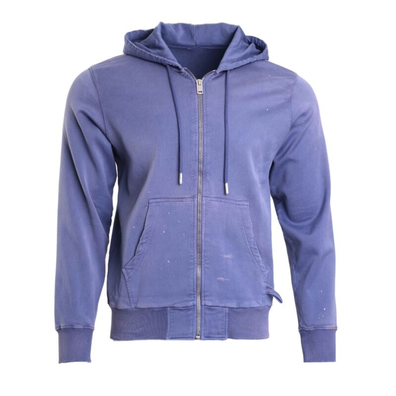 Men's Blended Full Zip Hooded Sweatshirt