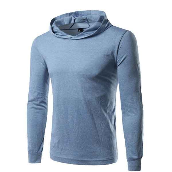 Men’s Brief Style Solid Color Hoodie