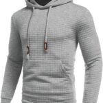 Men’s Fashion Solid Color Side Zipper Sport Hoodie