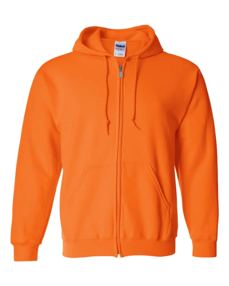 Men's Heavy Blend Full Zip Hoodie - Image 4