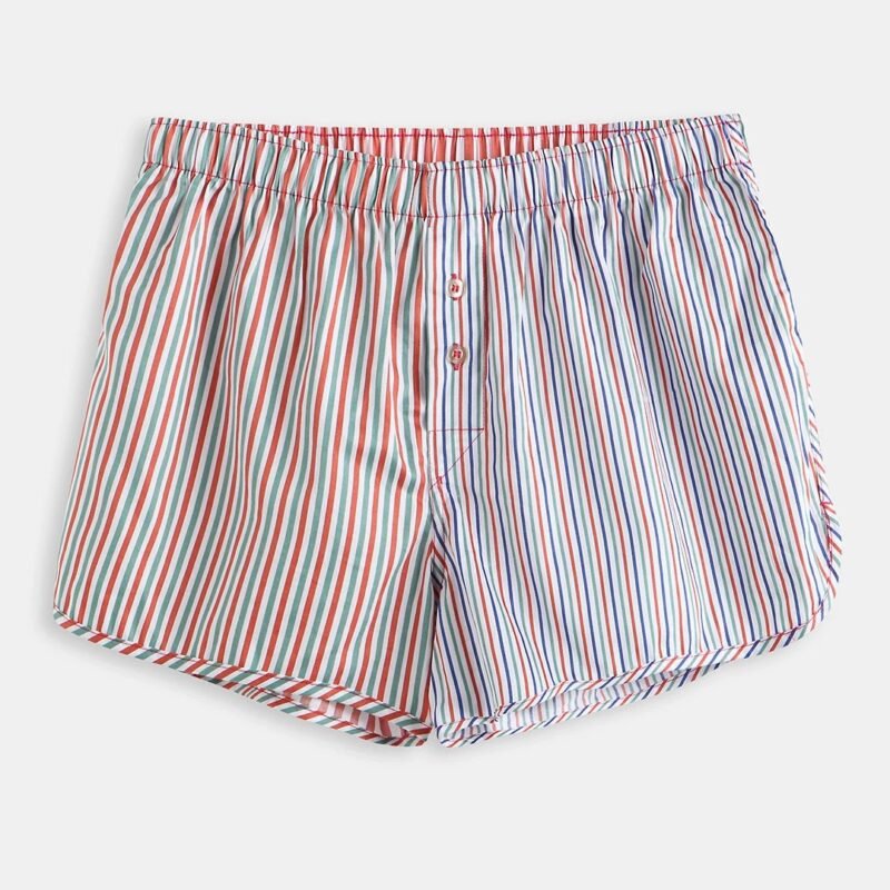 Men's Designer Striped Loose Boxer Shorts