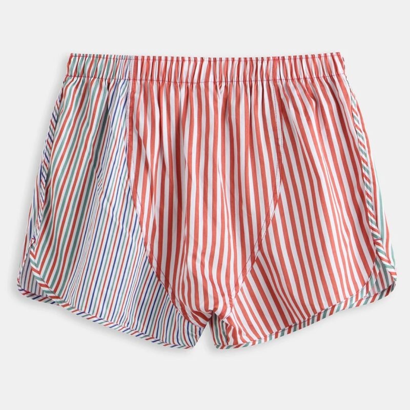 Men's Designer Striped Loose Boxer Shorts - Image 2