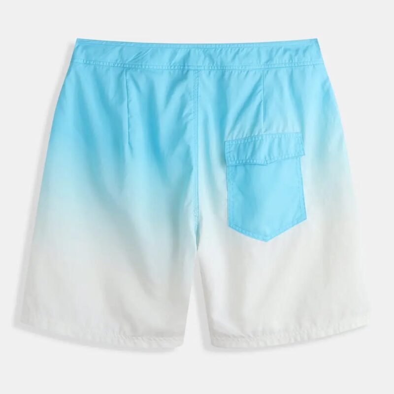 Men's Gradient Color Summer Beach Board Shorts - Image 2