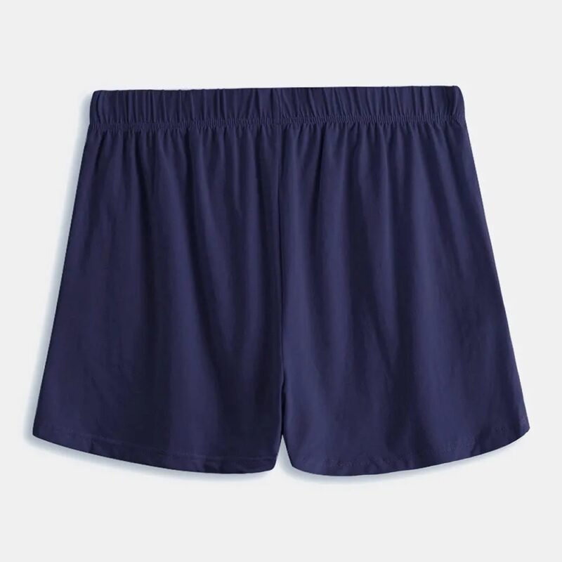 Men's Cotton Arrow Pant Side Pocket Solid Color Boxer Briefs - Image 2