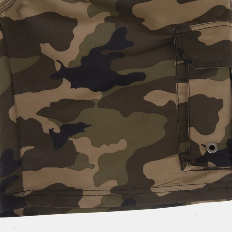 Men's Plus Size Camo Cargo Long Tactical Board Shorts - Image 6