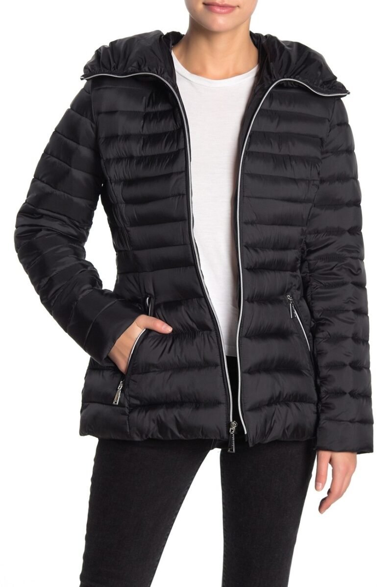 Women's Quilt Flared Puffer Jacket