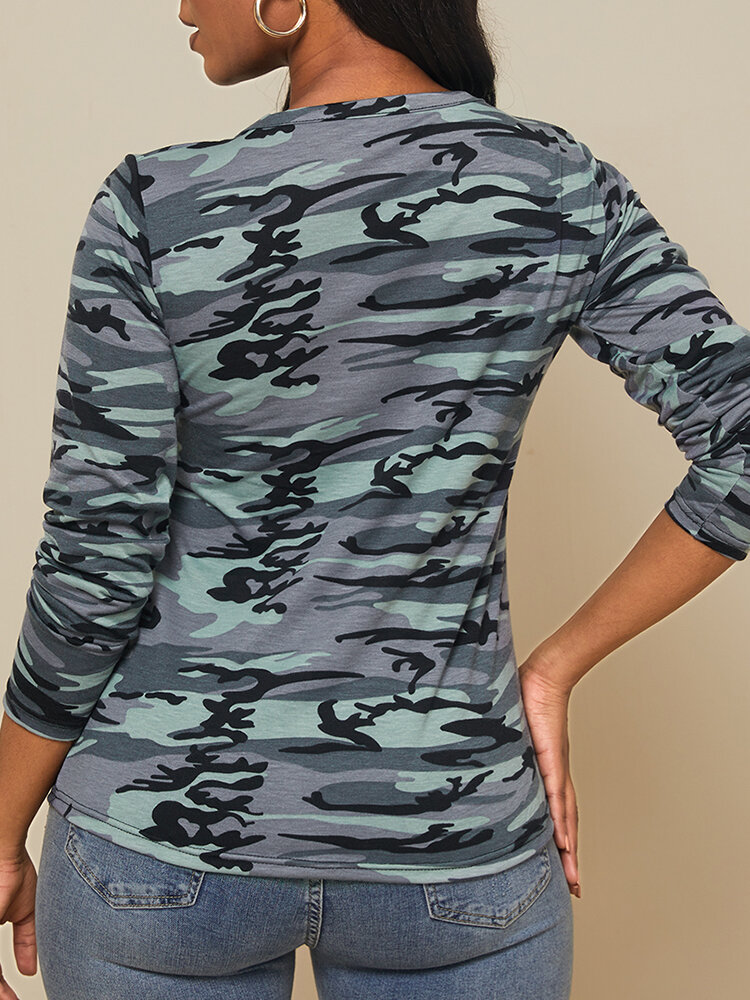 women's camouflage t shirt uk