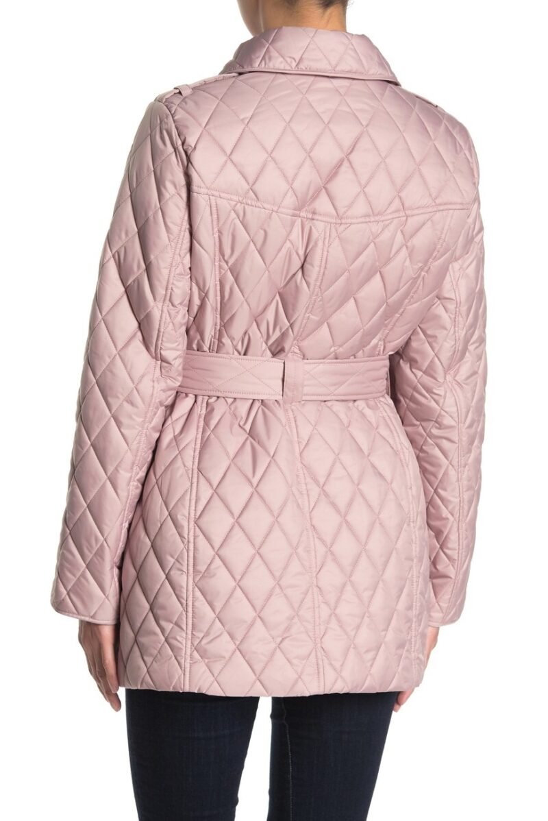 Women's Quilted Belted Jacket - Image 2