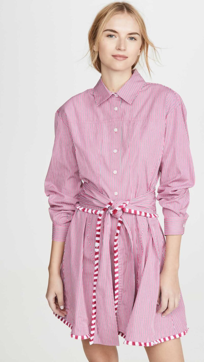 Women's Belted Shirt Dress