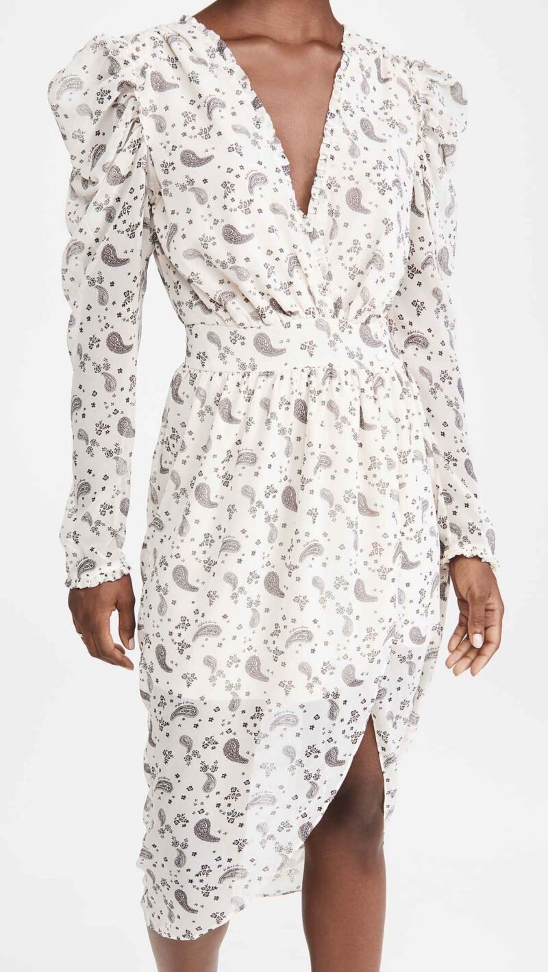 Women's Paisley Midi Dress