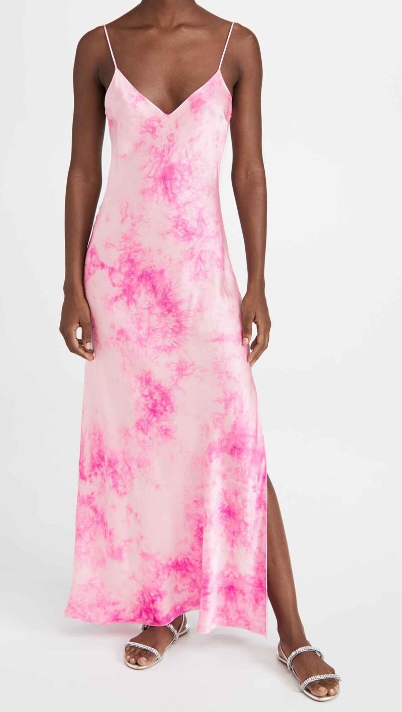 Women's Tie Dye Long Slip Dress