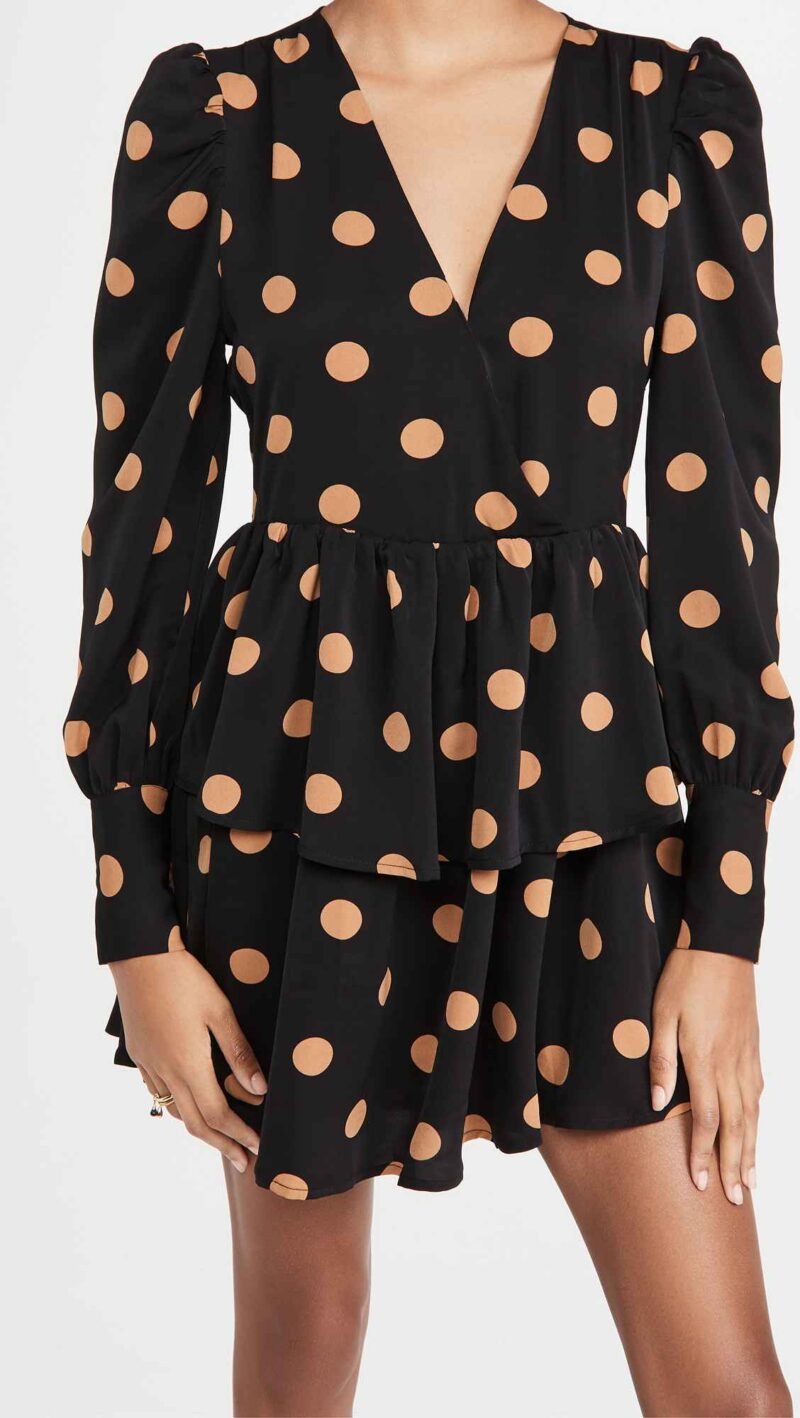 Women's Dot Print Mini Dress