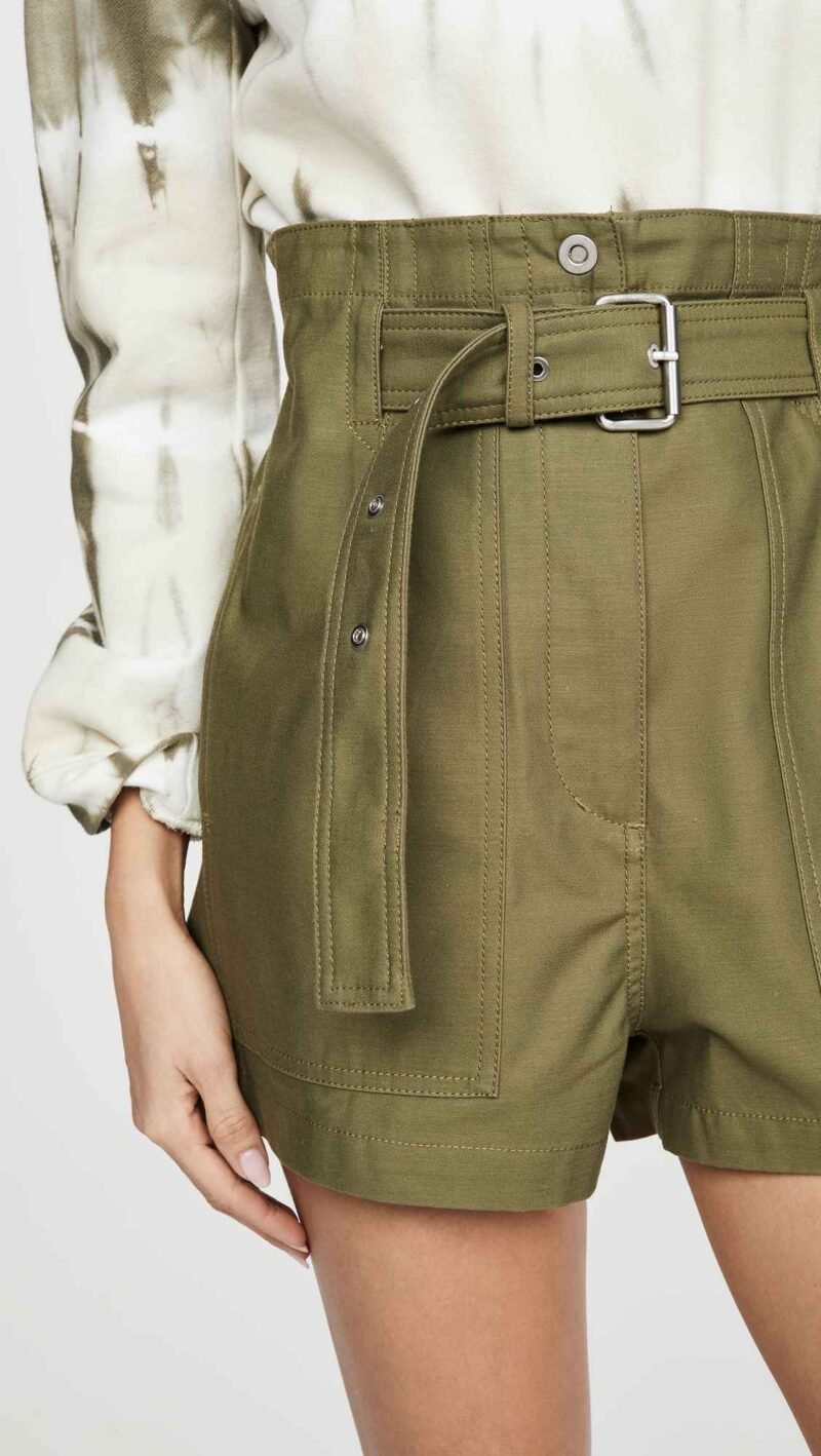 Women's Belted Cargo Shorts