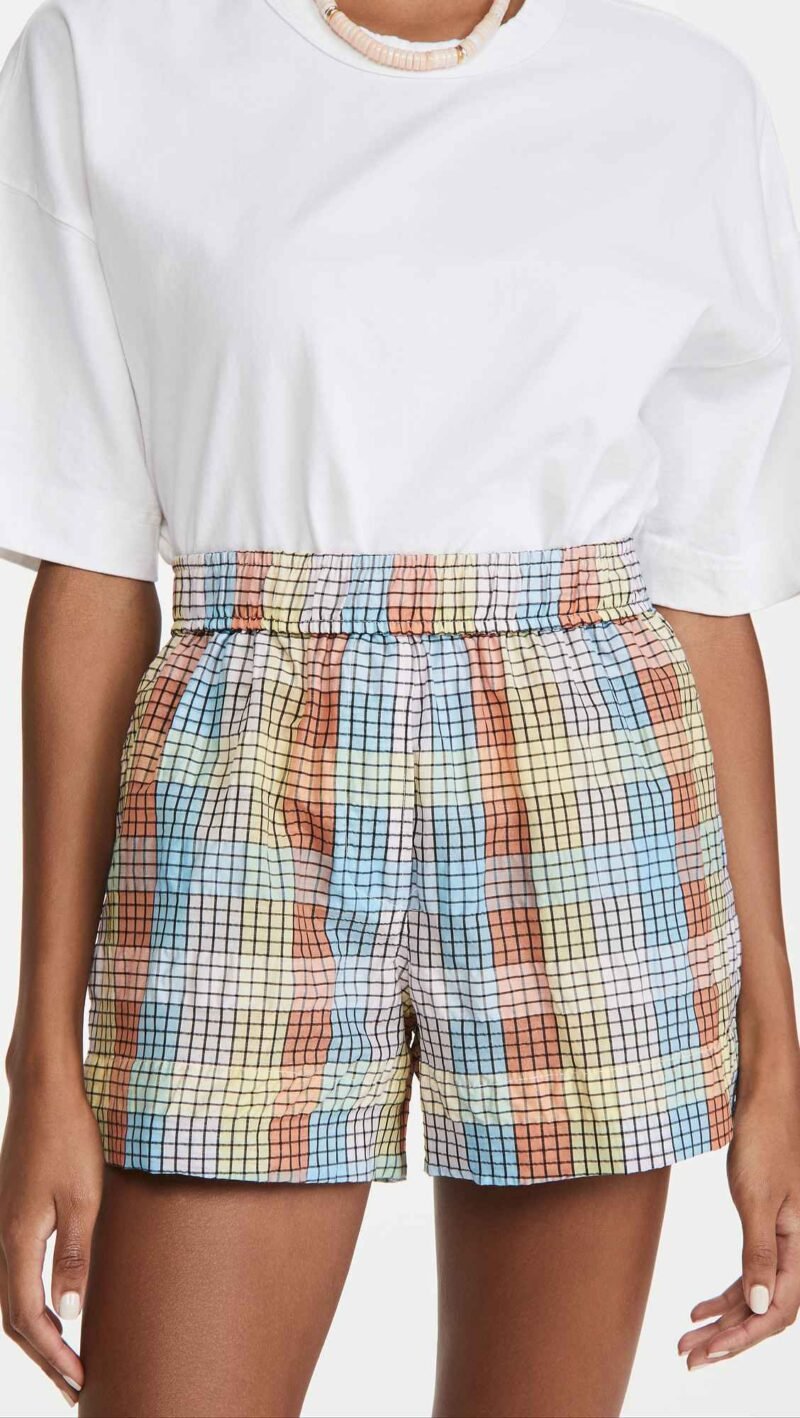 Women's Check Shorts