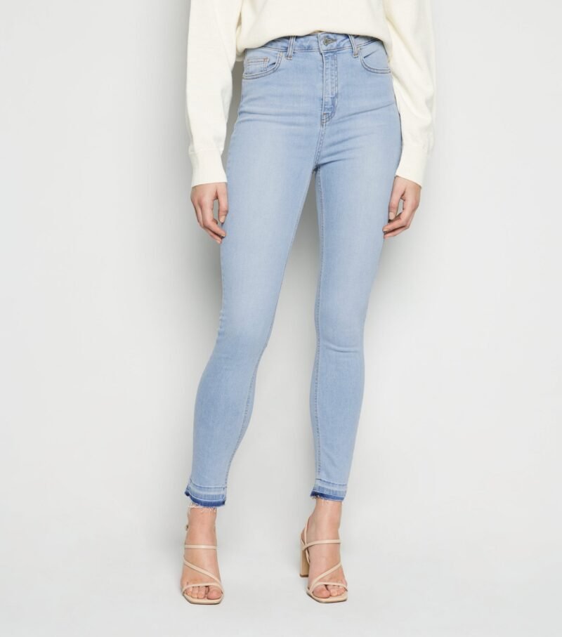 Women's Pale Blue High Waist Skinny jeans