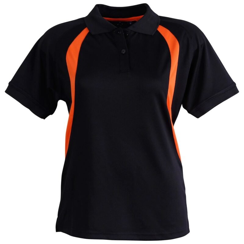 Women's Cool Dry Mesh Contrast Polo Shirts - Image 2