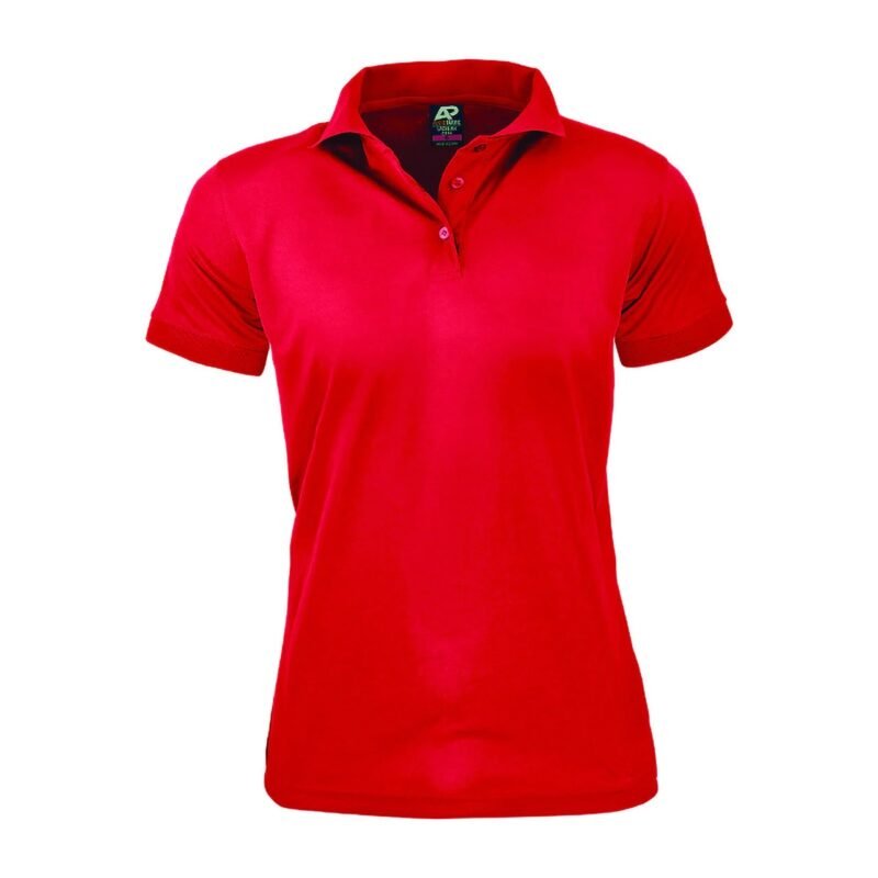 Women's Honeycomb Knit Polyester Polo