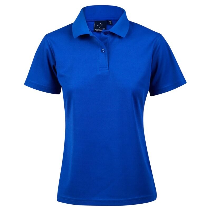 Women's Plain Cool Dry Short Sleeve Polo Shirt