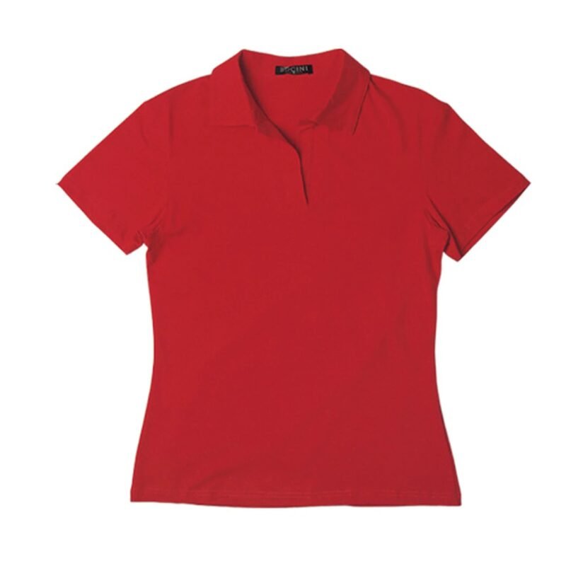 Women's Short Sleeve Polo V Neck