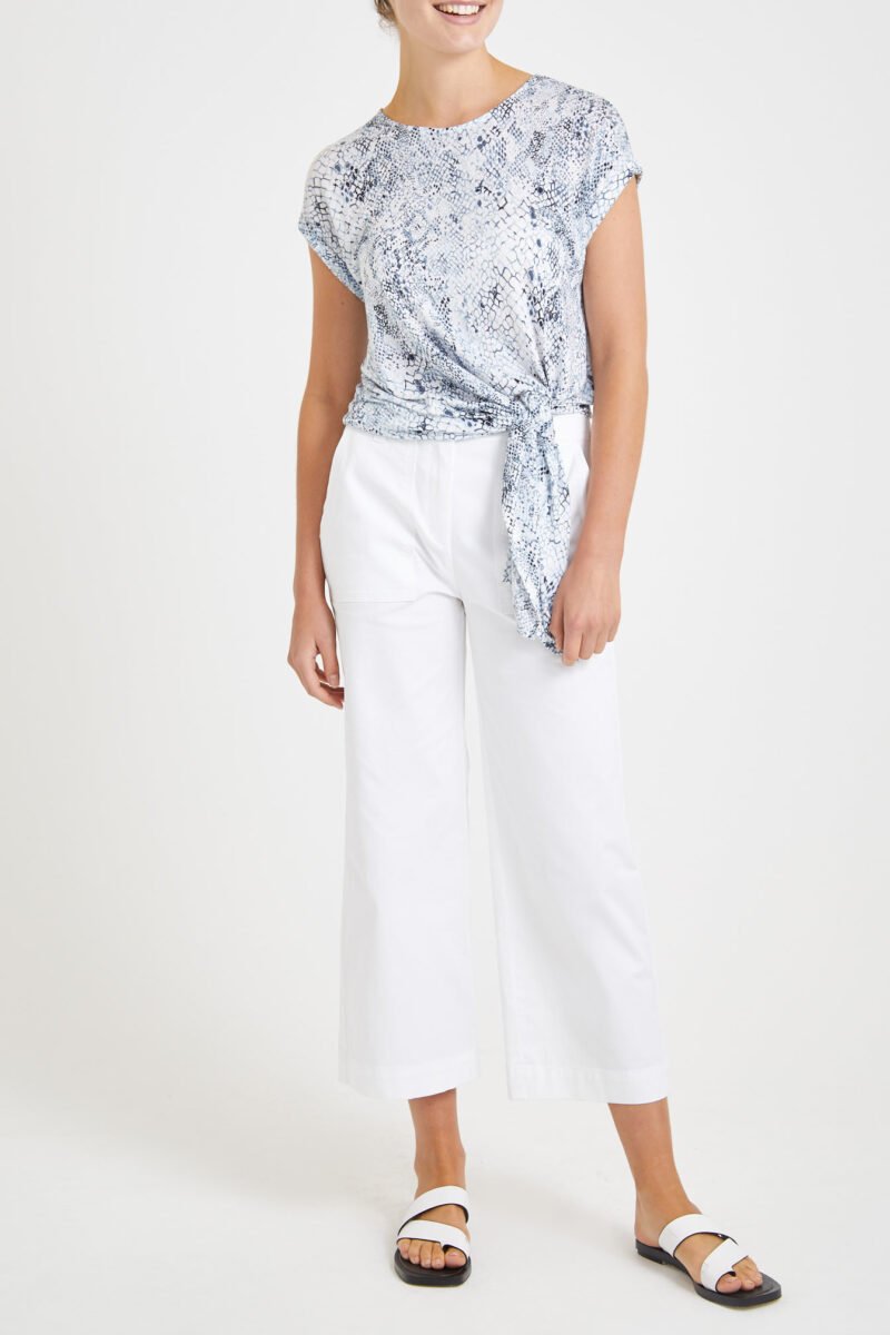 Women's Printed Modal Silk Top