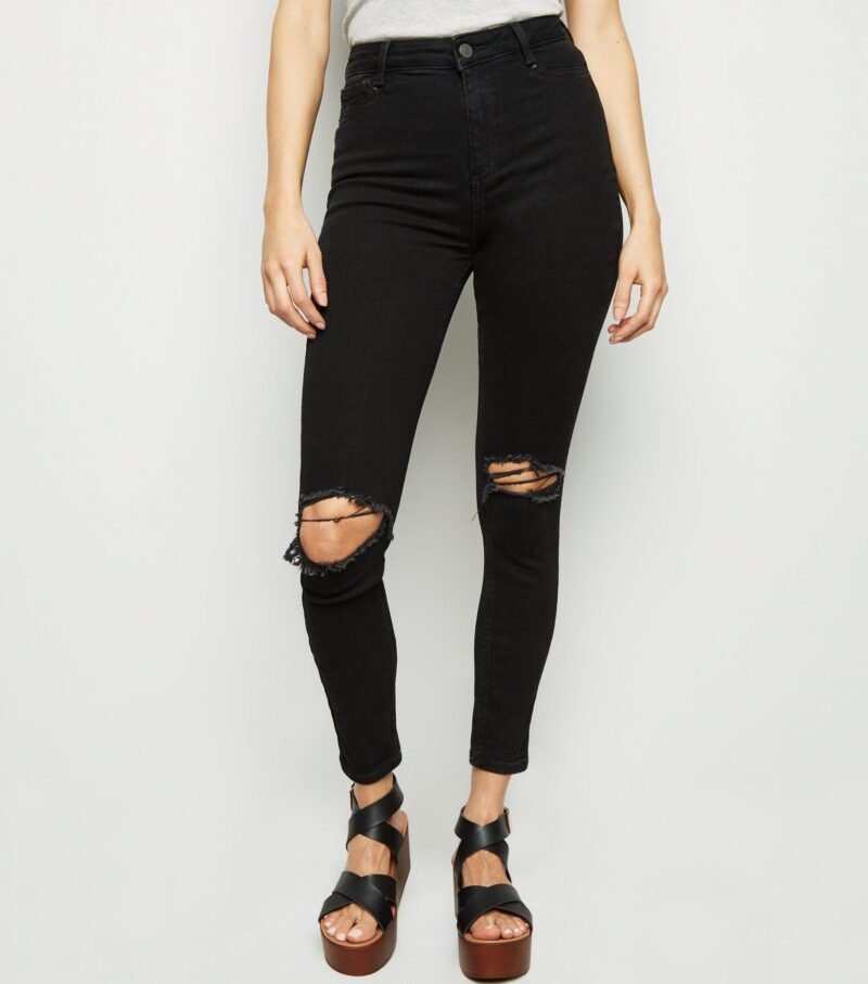 Women's Ripped Hallie Super Skinny jeans