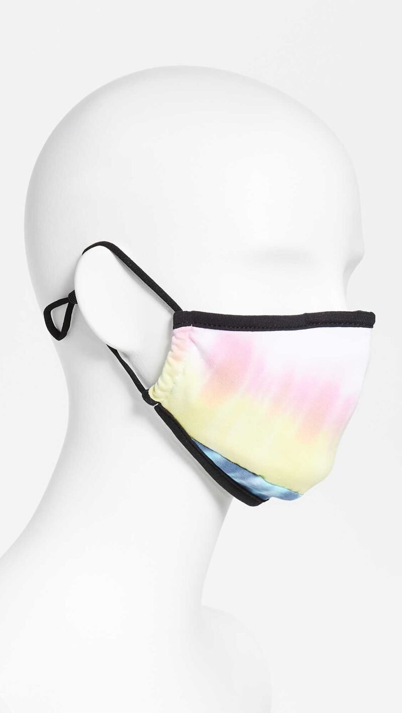 Cotton Tie Dye Print Face Mask - Image 2