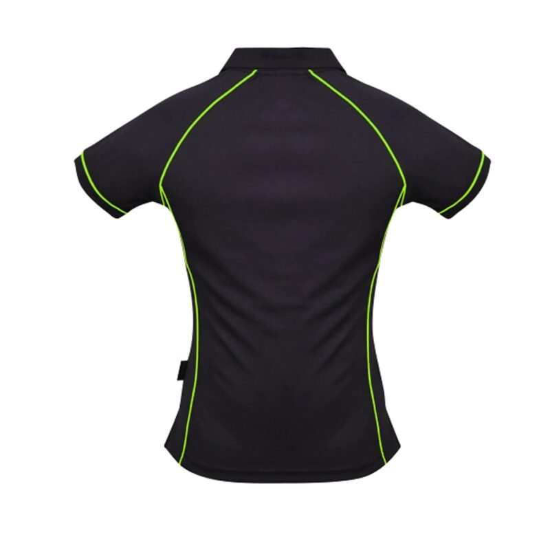 Women's Contrast Piping Sports Polo Shirt - Image 2