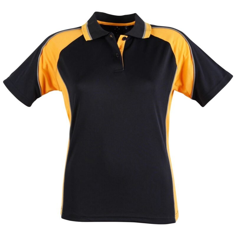 Women's Cool Dry Mini Waffle Short Sleeve Polo - Image 2