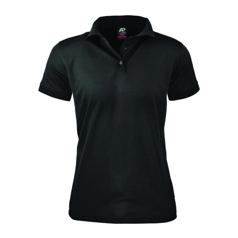 Women's Honeycomb Knit Polyester Polo - Image 2