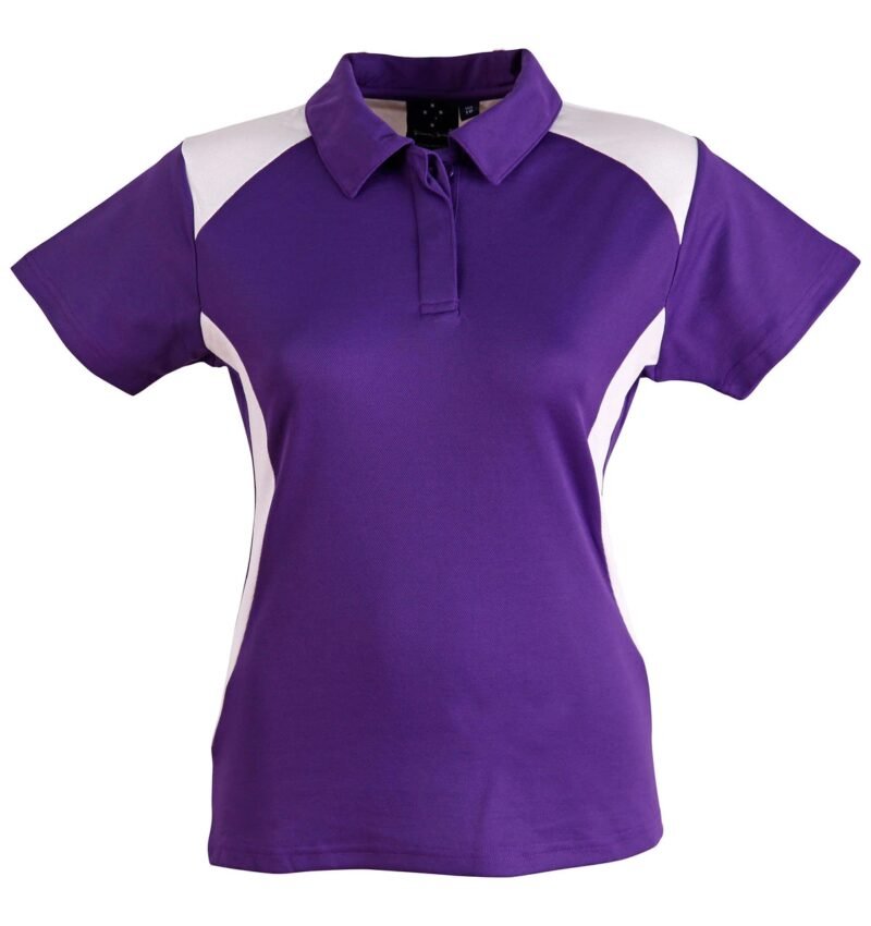 Women's True Dry Contrast Short Sleeve Polo - Image 2