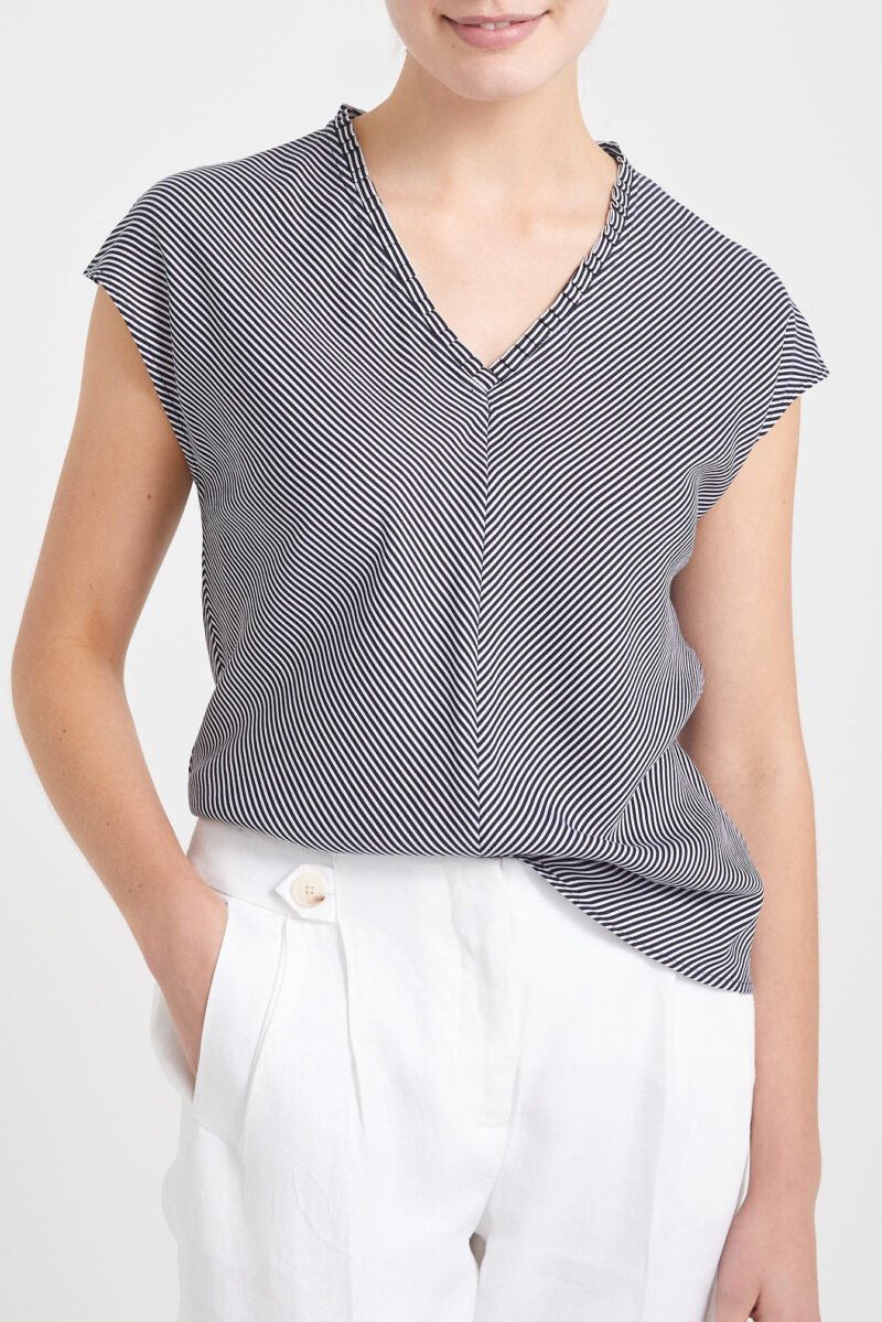 Women's Lyocell Frill Top - Image 2