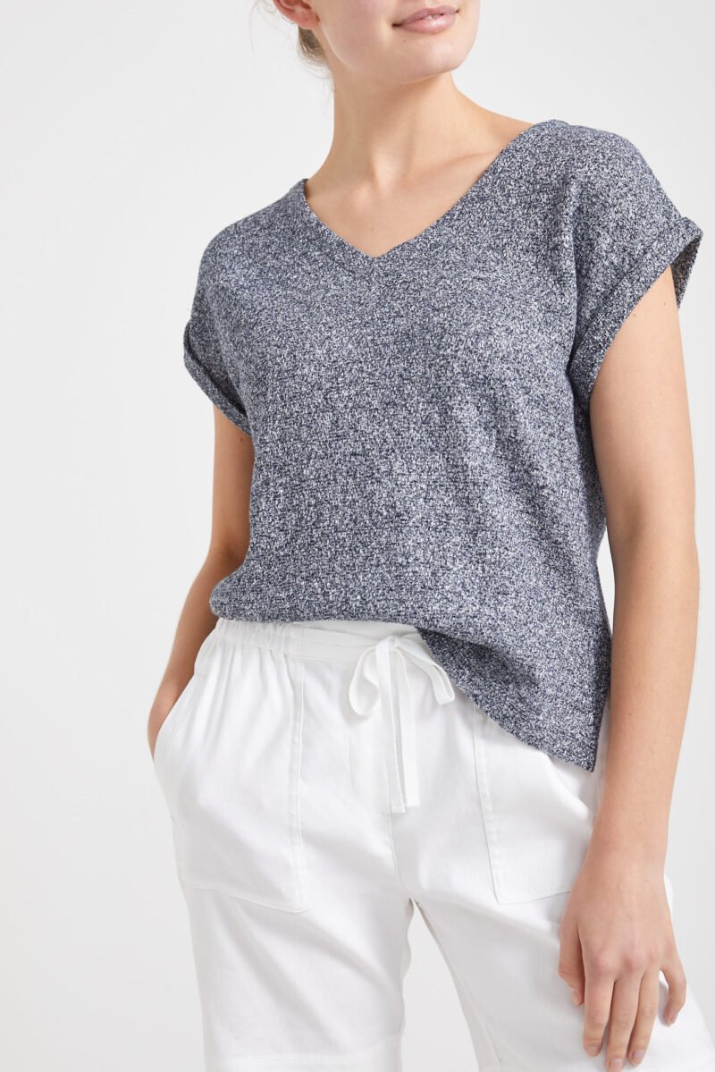 Women's Linen Blend Tee - Image 2