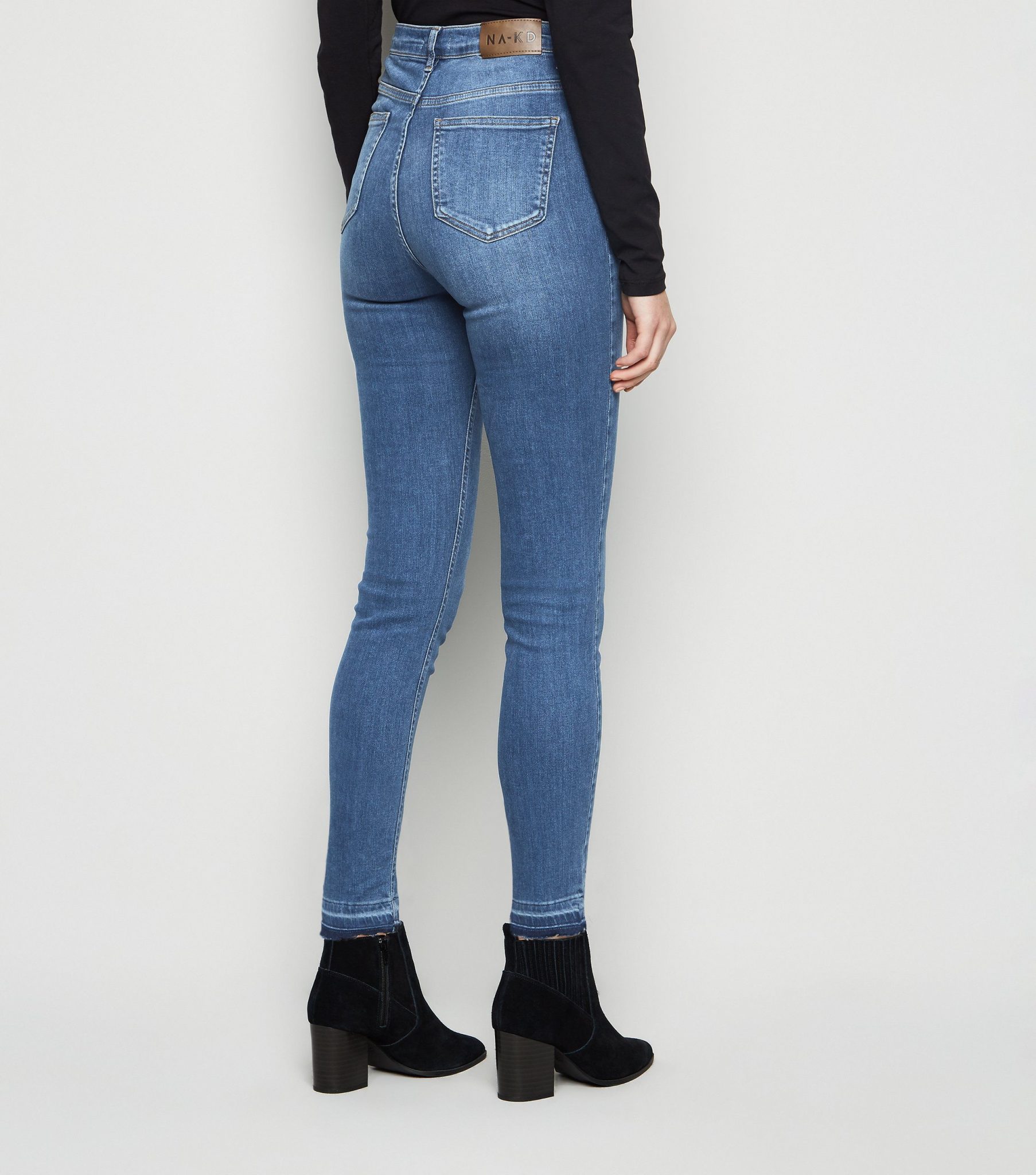 sky blue jeans for women