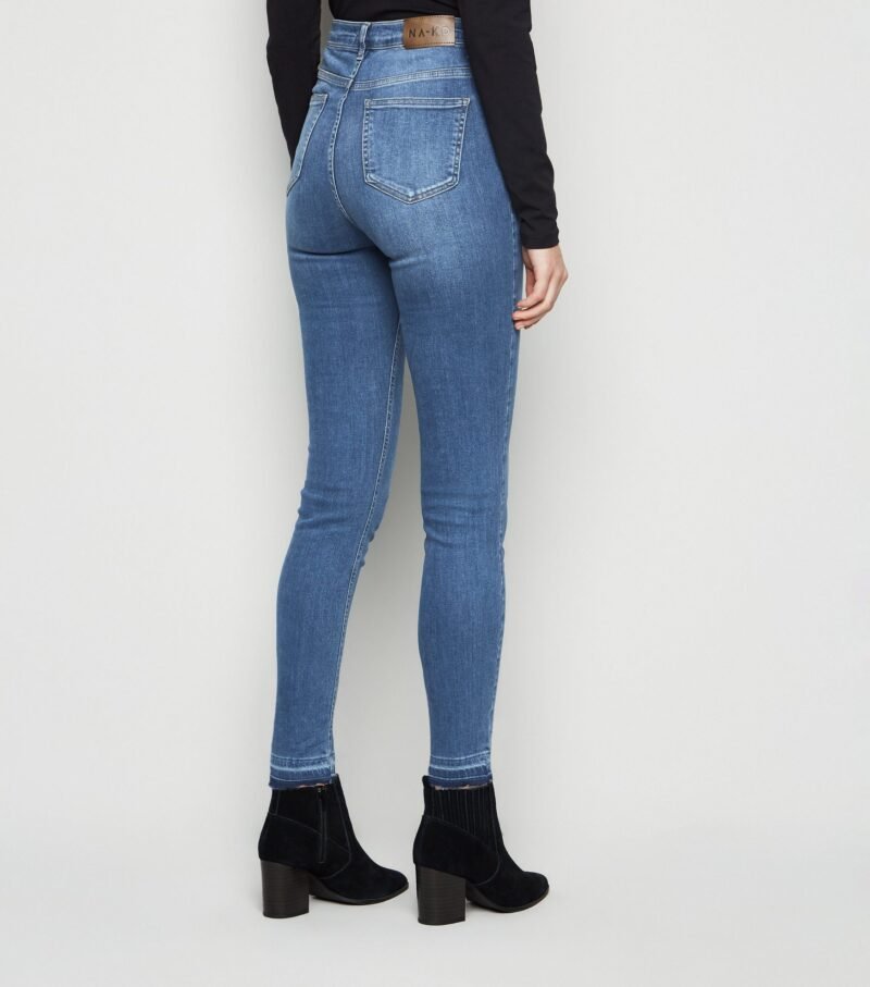 Women's Blue High Waist Skinny jeans - Image 2