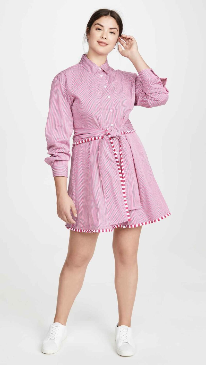 Women's Belted Shirt Dress - Image 3