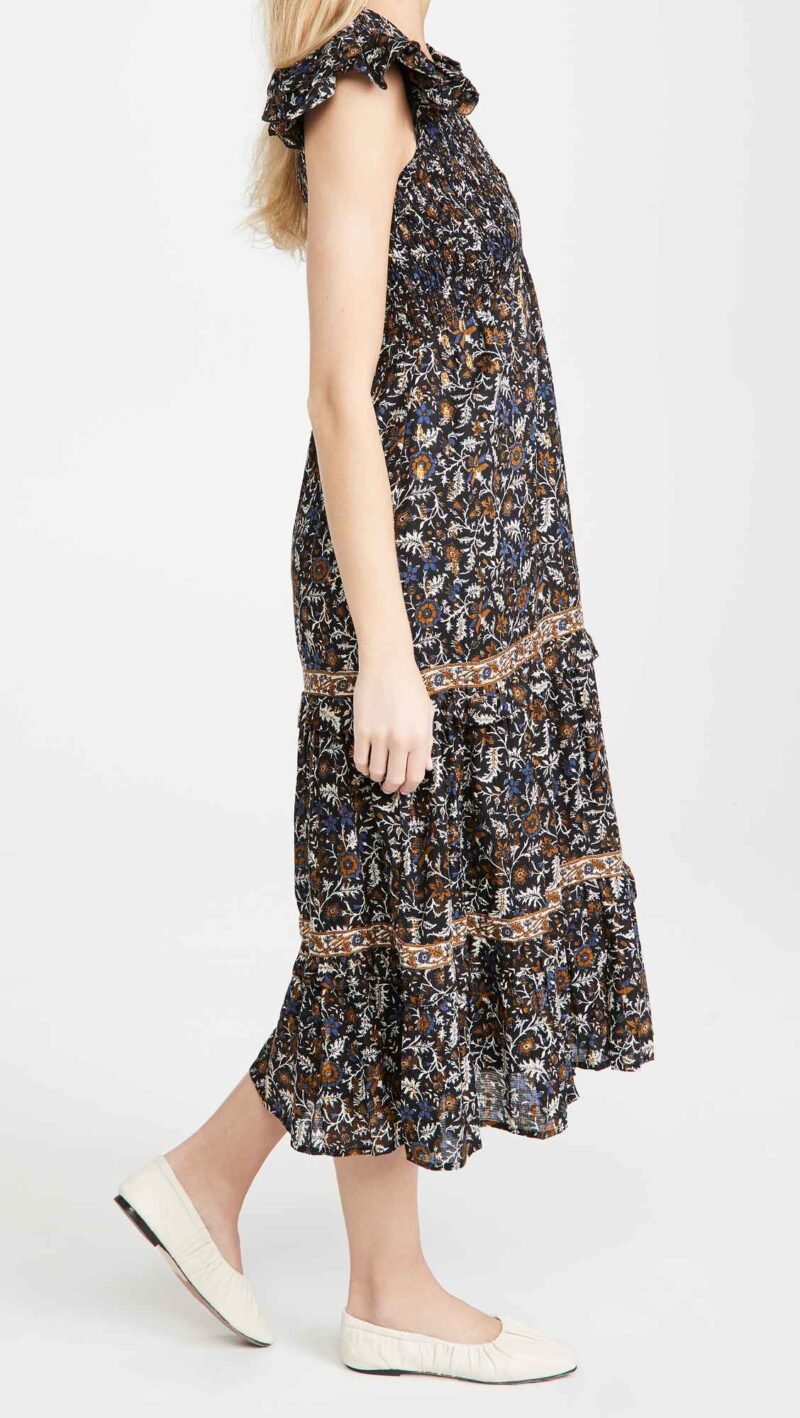 Women's Flutter Sleeve Maxi Dress - Image 3