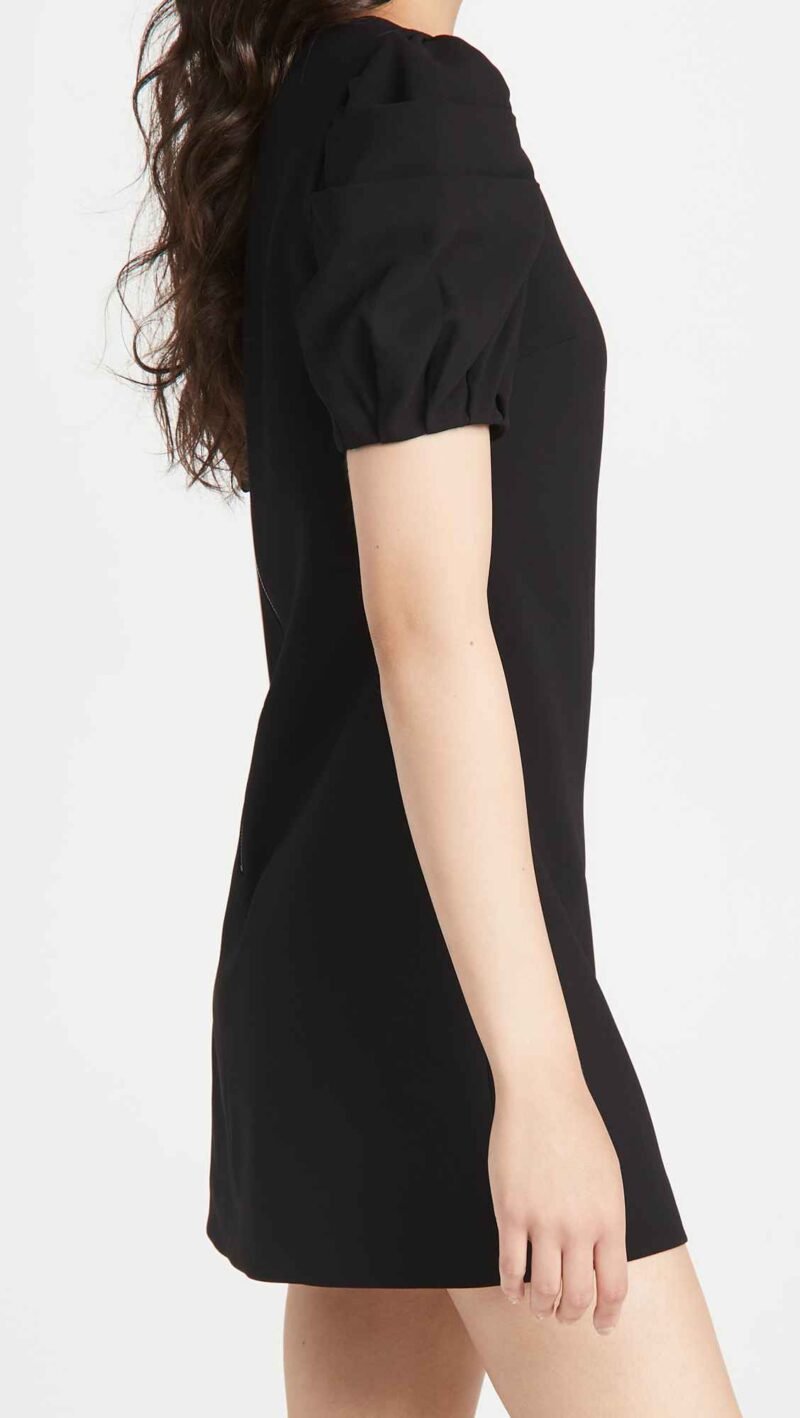 Women's Short Puff Sleeve Shift Dress - Image 3