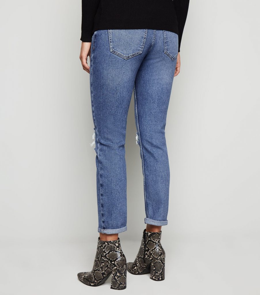 new look tori mom jeans blue