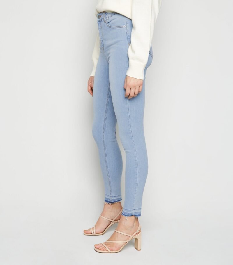 Women's Pale Blue High Waist Skinny jeans - Image 3